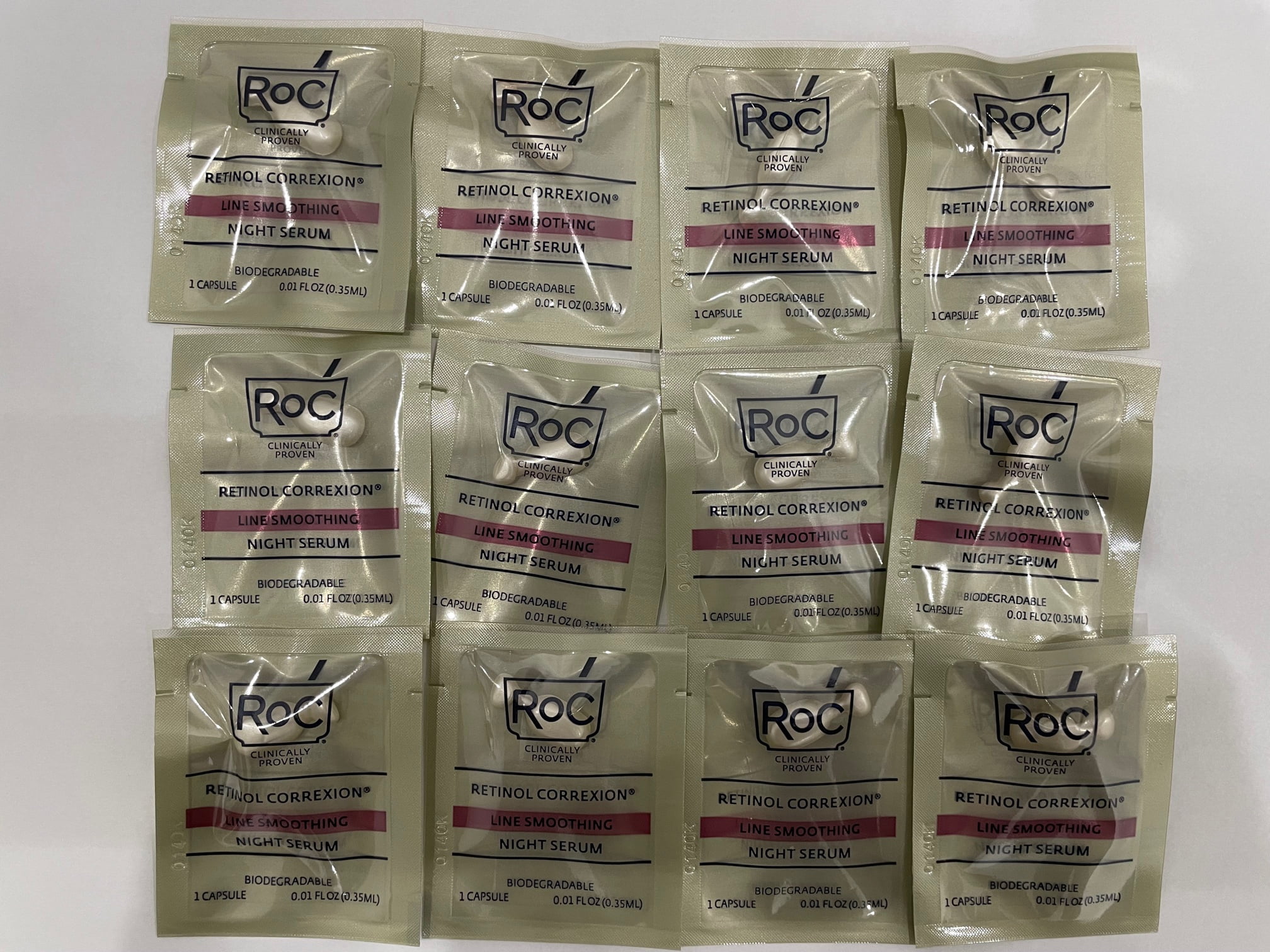 ROC Retinol Correxion Line Smoothing Night Serum Capsules, 50 ct