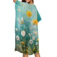 thumbnail image 4 of HELLHERO Quick Dry Bathing Suit Cover Up for Beach High Quality Fabrics Breathable Long Kimono Swimsuit Cover Up Dandelion, 4 of 6