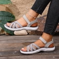 thumbnail image 4 of Dakaela Summer Sandals for Women Orthopedic Strappy Hiking Walking Shoes with Arch Support Comfortable Casual Slip on Sandal Size 6.5, 4 of 9