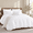 Bright White-King, variant on Light Blue King Size Farmhouse Ruffled Boho Chic Bedding Comforter Set