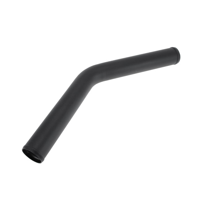 Tubo de intercambiador de calor de aleación de aluminio de 2.2" OD, doble curva de 45 grados, conexión de entrada de aire, manguera con doble rodillo de bead, longitud de 11.8" en negro
