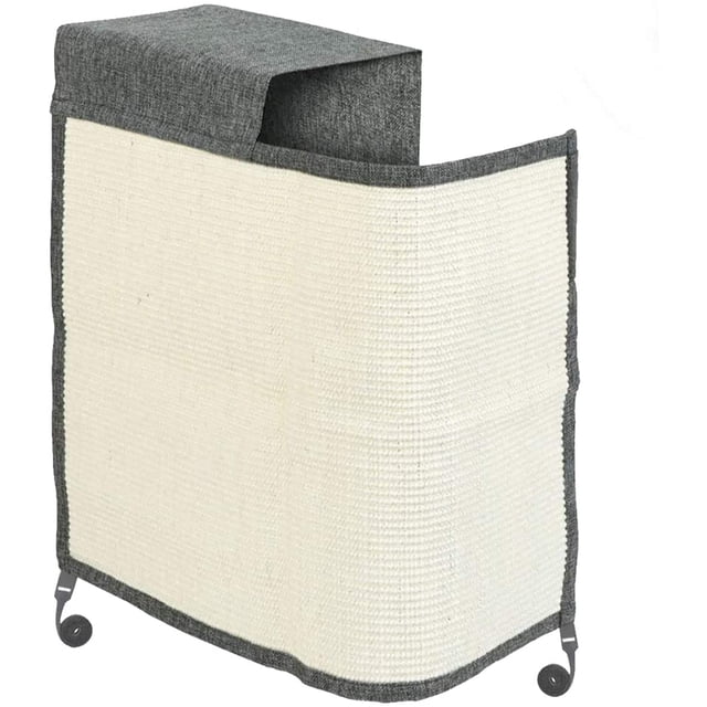 Alfombrilla rascadora para gatos, protección para sofá, sillón, poste rascador para uñas de gato de sisal, protección para reposabrazos, lado derecho, 60x50cm