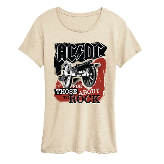 AC/DC - Rock Strokes - Women's Short Sleeve Graphic T-Shirt