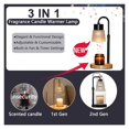 thumbnail image 2 of Candle Warmer Lamp with Essential Oil Diffuser, Adjustable Height,Timer & Dimmer ,Fast Heating, 2 of 6