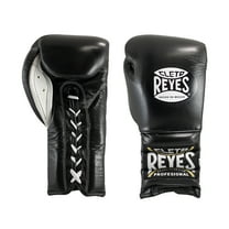 Cleto Reyes Training Gloves with Laces for Men and Women (16oz., Black)