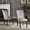Grey, variant on iNSPIRE Q Ayana Modern Espresso Finish Linen Parson Chair, Grey (Set of 2)
