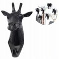 thumbnail image 1 of Perchero y perchero Toallero Gancho de pared Perchero Animal Key Jirafa negro, 1 of 5