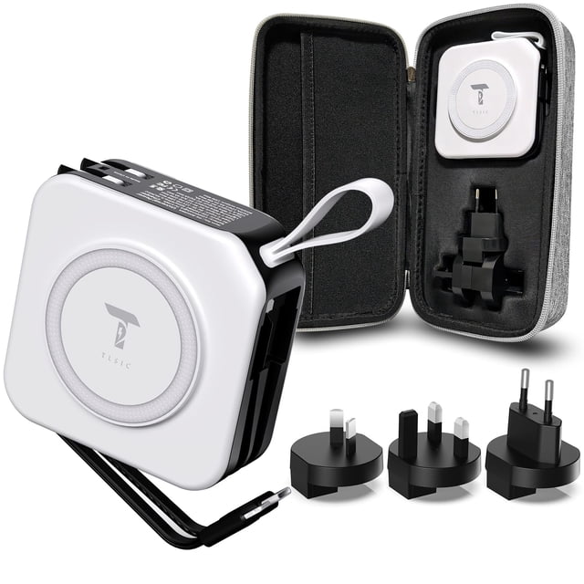 Banco de energía Tlsic Powerpack Universal 5 en 1 de 10000 mAh