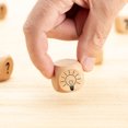 thumbnail image 4 of Uxcell 14mm Wooden Dice, 10Pcs Numbers 1-6 Cube Dice with Round Corner, 4 of 6