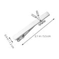 thumbnail image 3 of Shisuyan Tie Clips Business 2Pcs 2.2x0.5x0.4In, 3 of 8
