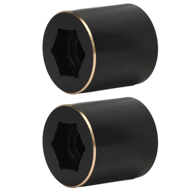 2PCS Roues Moyeu Hexagonal Laiton, RC Crawler 1.9 2.2 Roues Élargir Adaptateur pour Capra Axial SCX10 pour VS4 10 1/10 RC Crawler