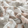 thumbnail image 6 of Bloom & Bunny Easter Printed Lush Plush Throw, Coquette Easter Bunny Blush, 50" x 60", 6 of 9