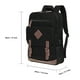 thumbnail image 2 of KAUKKO Mochila de Lona Vintage - Mochila para Exteriores de Gran Capacidad, Multifuncional y Duradera KF19, 16.2L（NEGRO）, 2 of 4