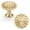 Brushed Gold, variant on 10 Pack Antique Brass Cabinet Knobs for Kitchen Cabinets and Dresser Drawers，Zinc Alloy Hardware Handles Pulls，Vintage Cupboard Drawer Knob