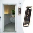 thumbnail image 1 of Letrero de baño, letrero de baño, decoración colgante de pared autoadhesiva acrílica, señalización de baño para puerta de oficina o decoración de L Mujer, 1 of 8