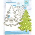 thumbnail image 1 of Troqueles de corte de casas de alce y árbol de Navidad, plantilla para decoración de diario de recortes, plantilla de grabado, tarjeta de felicitación artesanal hecha a mano, novedad de 2022, 1 of 4