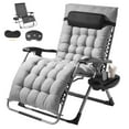 thumbnail image 1 of Silla Zero Gravity VEVOR, reclinable de 33 pulgadas, soporte de 500 libras, 1 of 9
