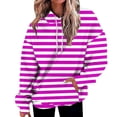 thumbnail image 2 of PuLe Hoodies Womens Neon Print Oversized Sweatshirt Drawstring Pullover Sweatshirt Trendy Sweater Tops Fall Fashion Clothes 2024, 2 of 5