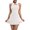 White, variant on Plus Size Dress 2026 Solid Color House Dress Crew Neck Sleeveless Party Stretchy Going out Dress Beach Stuff for Work and Chic Style White S