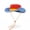 Multicolor, variant on Summer Outdoor Multi-Color Fisherman Hat, Wide Brim Bucket Hat with String for Men Vacation Camping Surfing