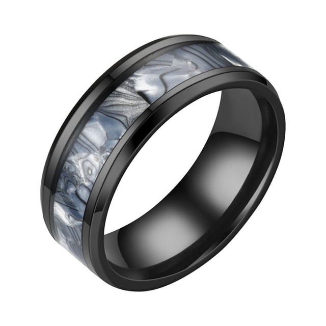 Frosted Silk Rhinestone Alloy Rings - Stainless Steel, US Sizes 6-13, Fashionable, Stress-Relief, Gift for Men/Women
