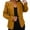 Earthy Yellow #31, variant on WULMLEO Women Suits Jacket Tweed Business Fashion Blazer Lightweight Button Fall Lapel Collar Work Blazers Long Sleeve Casual Linen Cotton Petite Professional Mujer Open Front White XL