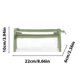 thumbnail image 3 of Estuche triangular transparente de doble capa para bolígrafos | Gran capacidad para almacenamiento de material escolar | Compartimento con cremallera organizador | Estuche transparente y duradero, 3 of 5