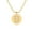 B, variant on E Initial Necklace, Disc Style, in 14 Karat White Gold With 14 Diamonds, With Free 18 inch Chain, for Women