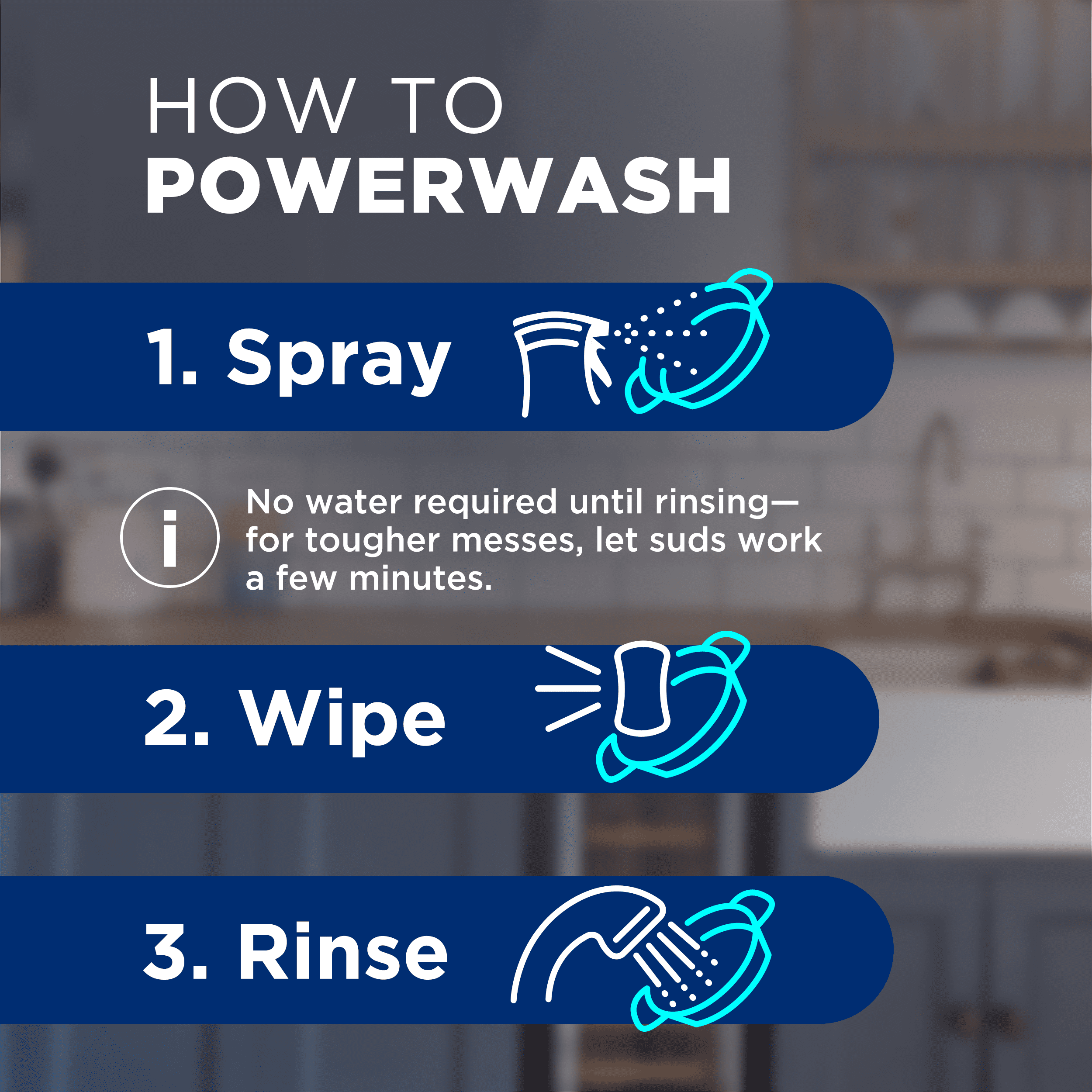 (3 pack) Dawn Powerwash Spray Refill, Dish Soap, Dishwashing Liquid, Fresh, 2 Refills, 43 Fl Oz