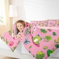 thumbnail image 4 of Castle Fairy Cartoon Frog Butterfly Full Size Comforter Sets,Cute Mushroom Bedding Sets, 4 of 8