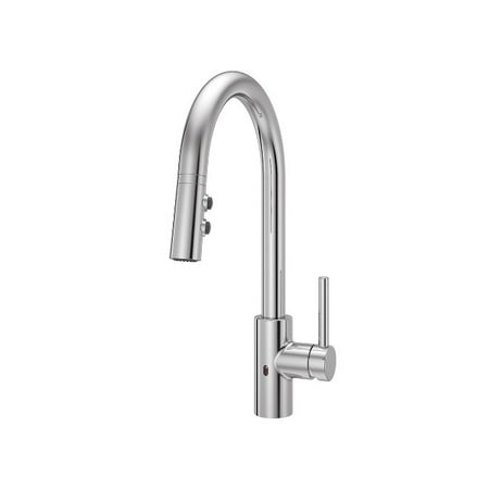 Stellen 1-Handle Electronic Pull-Down Kitchen Faucet in Polished Chrome