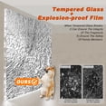 thumbnail image 6 of Leumius Frameless Sliding Shower Door,56-60"W x 60" H,1/4" Clear Tempered Glass,Stainless Steel Handle, Matte Black, 6 of 8