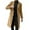 Camel, variant on Men's Single Breasted Trench Coat with Wool Blend - Oversized Warm Lapel Work Business Jacket for Winter Fashion, Formal Events, and Christmas Parties,Black,2XL
