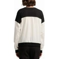 thumbnail image 2 of DKNY Womens Colorblocked Pullover Blouse, White, X-Large, 2 of 4