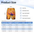 thumbnail image 4 of Cauagu Vibrant Flamingo Illustration Print Swim Trunks for Men,Youth Boys Swim Shorts Compression Liner Beach Shorts Boys' Swimming Shorts 7-20 Years Bathing Suit-X-Large, 4 of 7