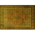 thumbnail image 1 of Ahgly Company Indoor Rectangle Persian Yellow Traditional Area Rugs, 5' x 8', 1 of 4