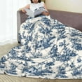 thumbnail image 6 of Sikiie Vintage Floral 1 Ultra-Soft Micro flannel Blanket Luxury All Seasons Warm Blanket for Bedding Sofa and Travel (4 sizes)-60"x50", 6 of 7