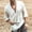 White, variant on FRSASU Mens Retro Lace Up Pure Cotton Linen Like Versatile Breathable Lightweight Beach Summer Hippie Boho Shirts Yellow