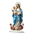 thumbnail image 2 of de María Santísima con el Niño Jesús, decoración del hogar, religioso acrílico decorativo 2D, adorno artesanal para centro de mesa, 2 of 9