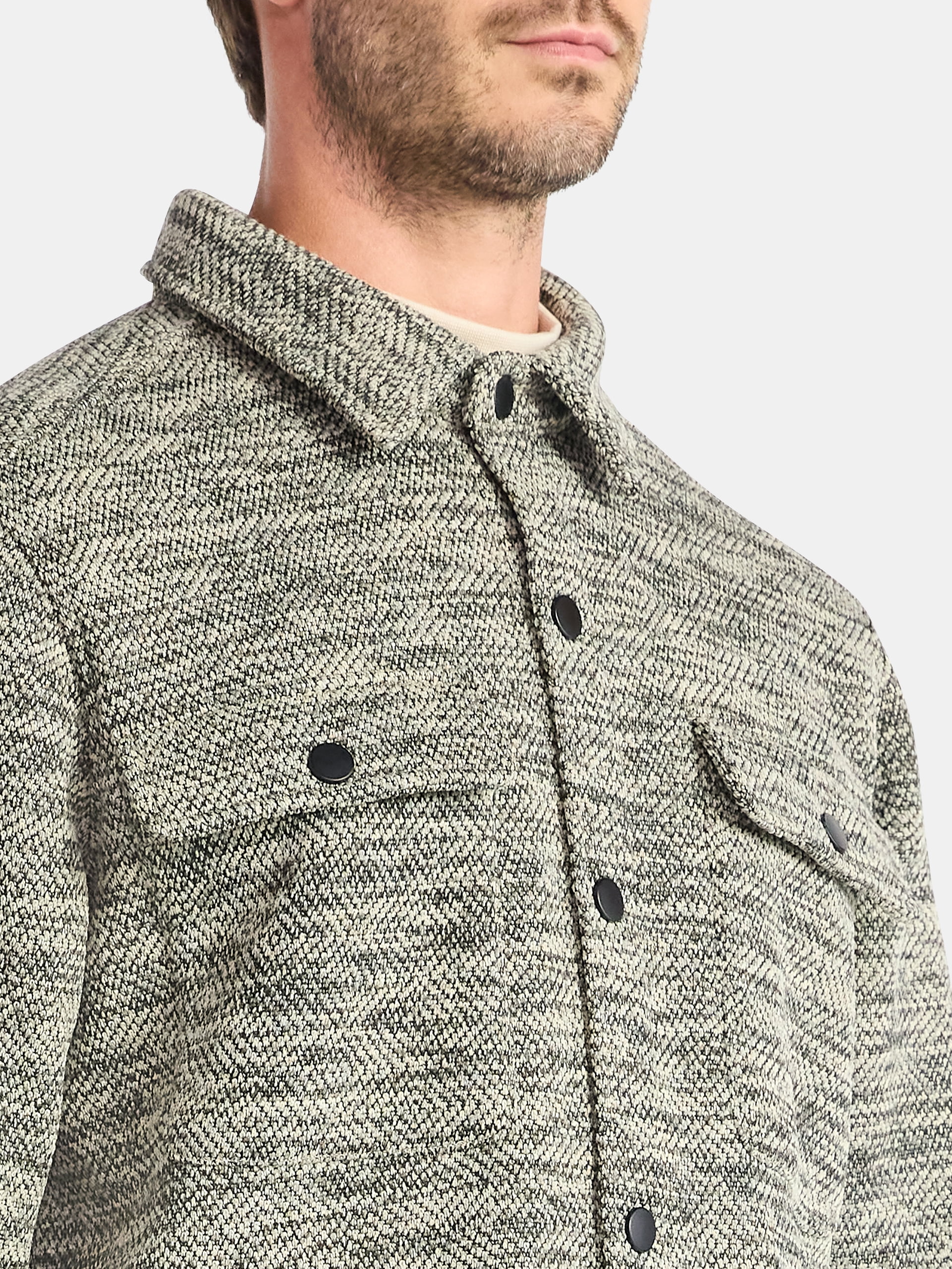 George Men's and Big Men's Knit Fleece Shirt Jacket, Sizes S-3XL