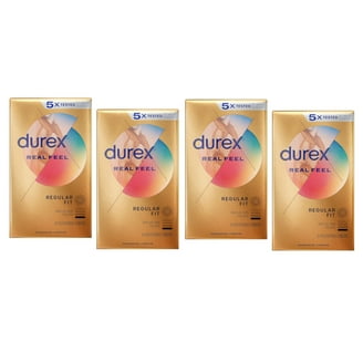 Durex Condom Real Feel Non Latex Condoms, 30 Count 3x10