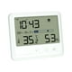 thumbnail image 2 of Reloj meteorológico digital multifunción con pantalla LCD grande, medidor de temperatura y humedad para interiores, con despertador, calendario semanal, pronóstico del tiempo, despertador digital., 2 of 8