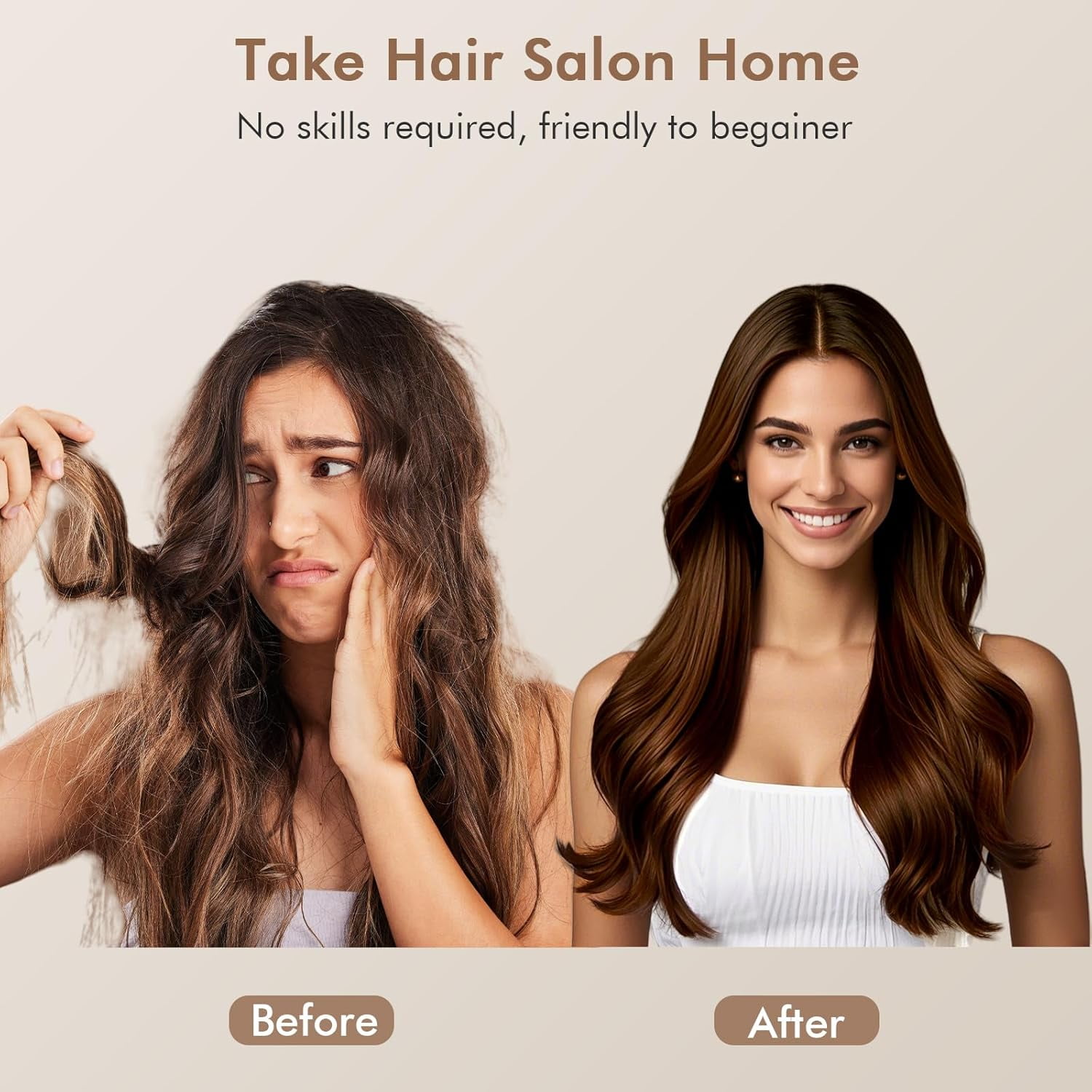 2-in-1 High-Speed Hair Dryer & Volumizing Brush, 110,000 RPM Motor & Ionic Technology for Fast Drying and Salon Blowouts