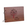 thumbnail image 4 of OUNONA 1Set Rustic Wood Photo Album with Classy Design for Anniversary Photo Storage, 4 of 7