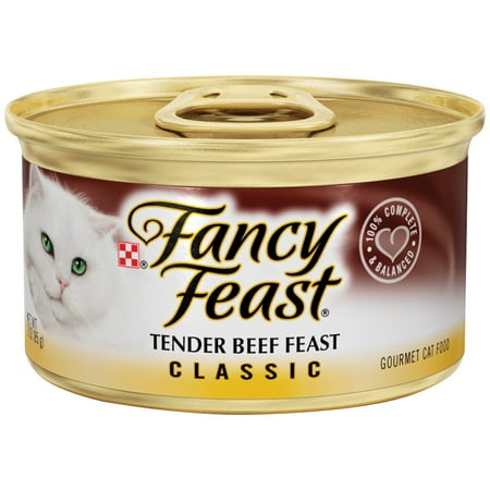 Purina Fancy Feast Classic Tender Beef Feast Cat Food 3 oz. Can