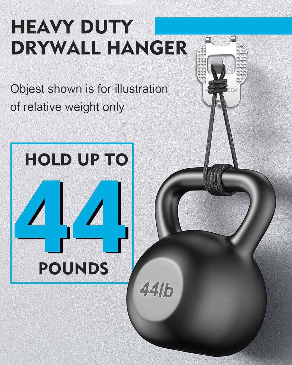 Claw Drywall picture hangers - No Damage Heavy Duty Wall Hanger for Art exhibitions, photographs, posters, offices, Christmas decorations, and other settings.