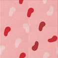 thumbnail image 1 of Ahgly Tapis d'Intérieur Lavable en Machine Carré Rouge, 6 Pieds Carré, 1 of 7