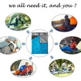 thumbnail image 7 of Double Sleeping Bag for Two Adults, Queen Size XL, 3-Season, Waterproof, Semi-Rectangular, Lake Blue Grey, 7 of 7