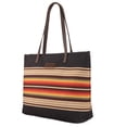 thumbnail image 3 of Bolso Montana West Wrangler Aztec de lona con correa de piel, 3 of 6