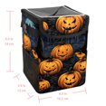 thumbnail image 5 of Pumpkin Foldable Car Trash Bin with Lid, Leak-Proof Hanging Storage Bag - Car Garbage Can, Car Trash Bin, 5 of 6